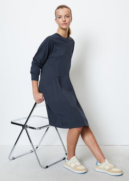Women Dresses Jersey Dress From Organic Cotton Orion Blue State-Of-The-Art