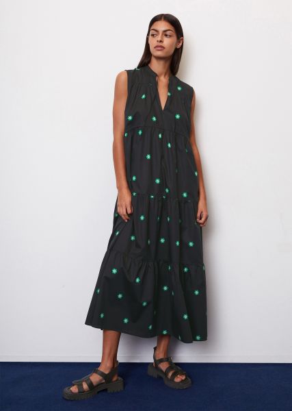 Sale Women Multi / Black Printed Oversized Cascade Maxi Dress With A Tencel™ Lyocell Blend Dresses
