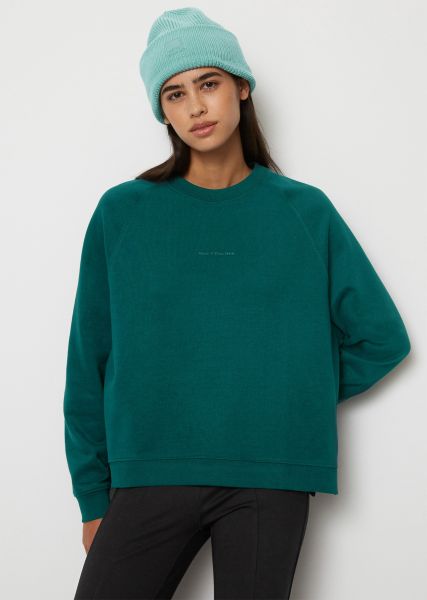 Twilight Teal New Women Dfc Sweatshirt Relaxed With A Soft, Brushed Inner Surface Sweaters