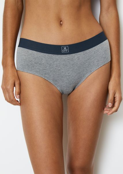Purchase Lingerie Grey/Navy Women Shorts In Pack Of 3