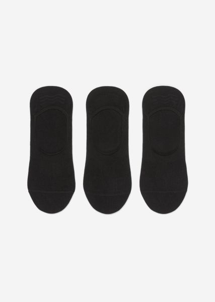 Shoe Liner Socks In Pack Of 6 Socks Functional Women Black