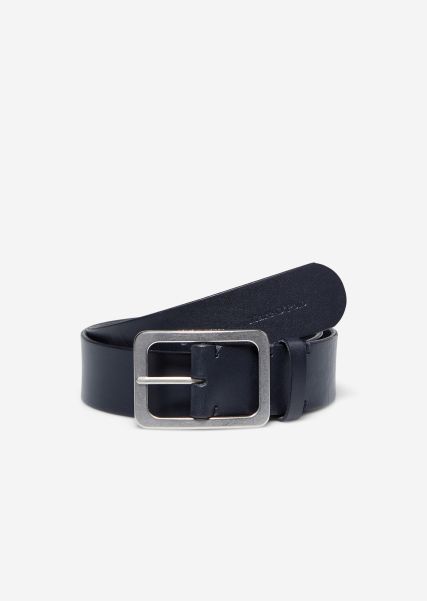 Flash Sale Accessories Women Belt Made Of Robust Cowhide Night Blue