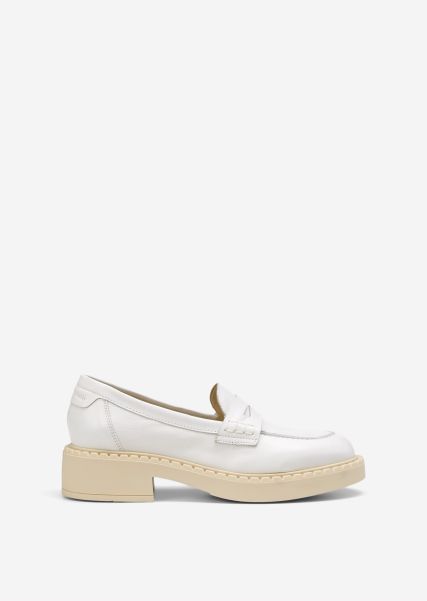 Women Functional Offwhite Loafers Loafer Made Of Soft Sheepskin