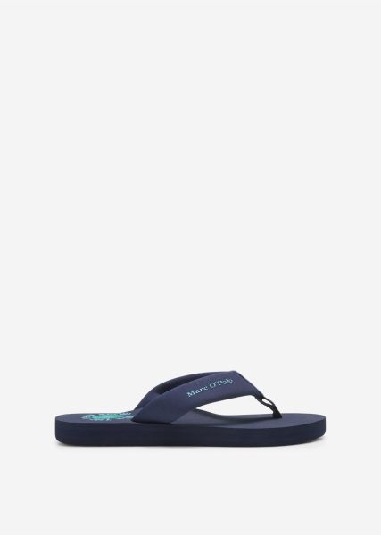 Sandals Navy Thong Beach Sandals Strap With Soft Padding Women Ignite