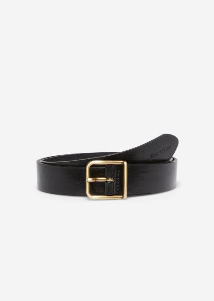 Special Belts Belt Made From Smooth Cowhide Women Black