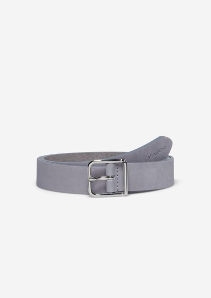 Belts Practical Belt Made Of Soft Nubuck Leather Women Pale Purple