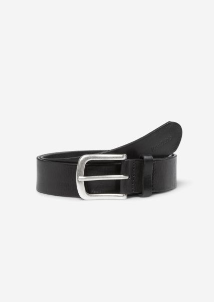 Belts Black New Belt Made Of Leather From Lwg Certified Tanneries Women