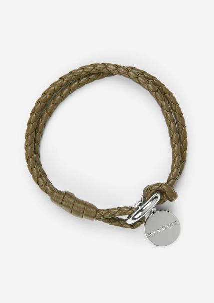 Bracelets Leather Strap Bracelet Made Of Soft Lamb Leather Forest Floor Women High-Performance