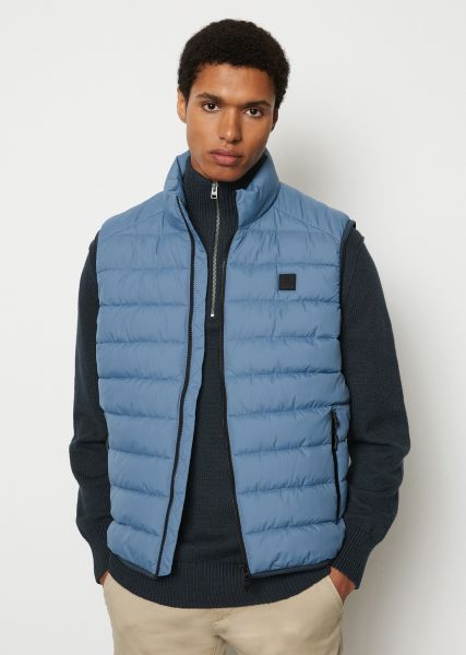 Men Jackets Quilted Body Warmer From Recycled Quality Wedgewood Unique