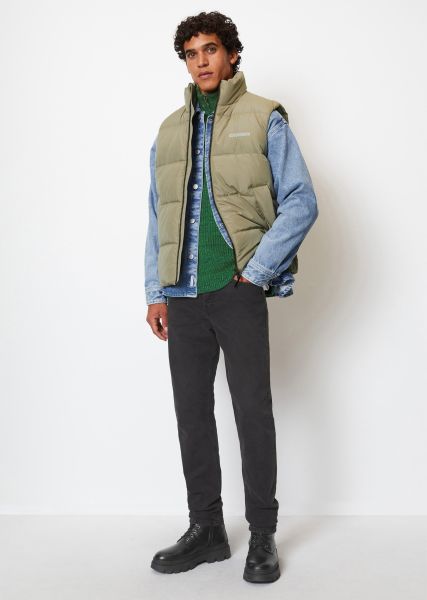Pumice Stone Jackets Retro Outdoor Waistcoat Relaxed With A Water-Resistant Outer Surface Men