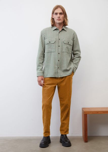 Multi/Deep Jumper Distinctive Winter Twill Long Sleeve Shirt, Relaxed Fit Made From Pure Organic Cotton Men Shirts