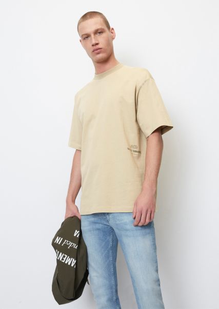 T-Shirts Summer Dust Oversized Heavy Jersey T-Shirt With A Photo Print On The Back Men Top