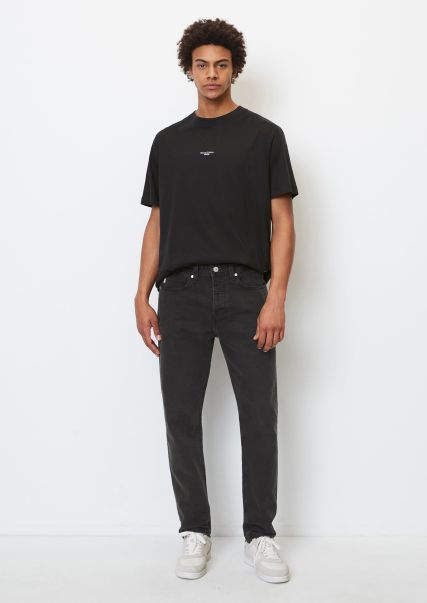 Multi/Greyish Worn Out Black Linus Slim Tapered Jeans From Organic Cotton Jeans Classic Men