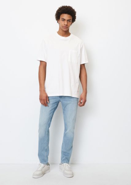 Jeans Ando Skinny Model Made Of Pure Organic Cotton Order Jeans Men Multi/Light Blue Cobalt