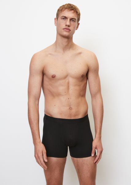 Promo Ribbed Boxer Briefs Pack Of Two Black Men Underwear