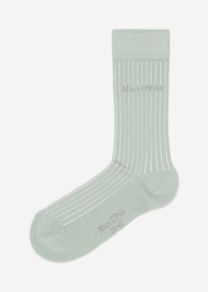 Mint Men Ribbed Socks Pack Of Two Certified Socks